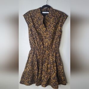 Rebecca Minkoff Leopard Print Mini dress Sz S